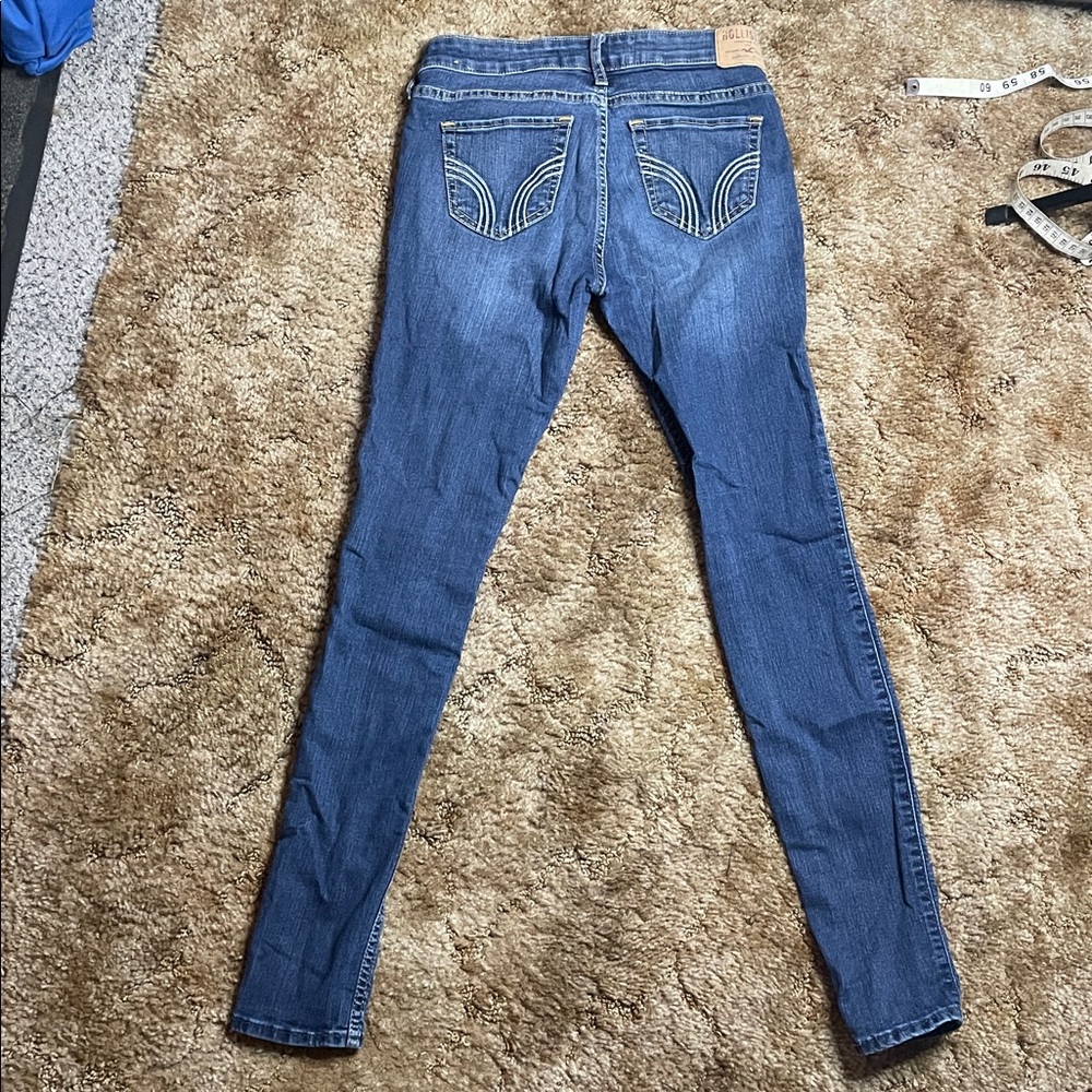 Hollister Y2K Super Skinny 2000s Style Low Rise Jean Size 1s/w25/L29 - Picture 4 of 6